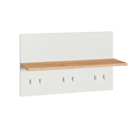 Октава Вешалка 15.14.01 (Белый / Дуб золотой)