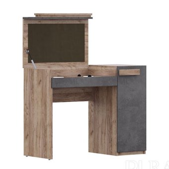 Тесс Стол туалетный (дуб крафт золотой/пепельный темный)