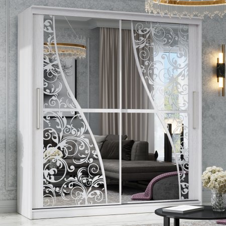 Гамма-19 Шкаф-купе зеркала Волна