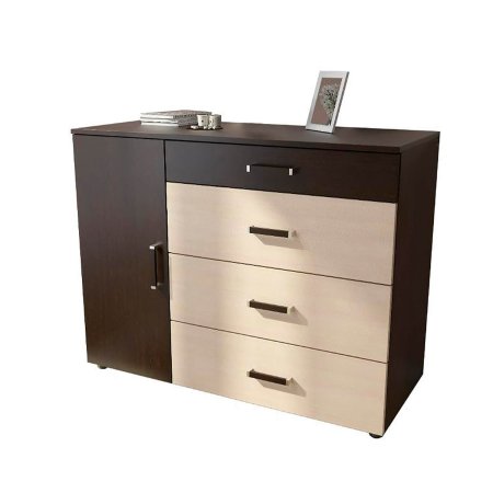 Вега комод К-02 (Венге/Дуб молочный)