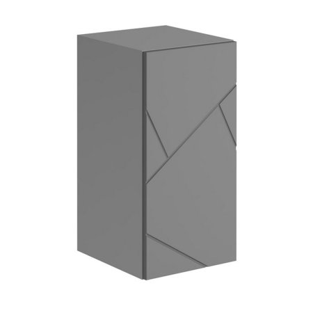 Гранж Шкаф навесной ШН-001 (Серый шифер/графит софт)