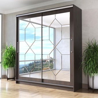 Шкаф-купе Эверест Премиум (Венге)