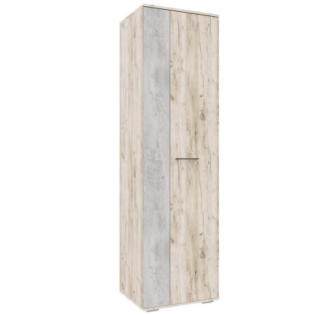 Бостон шкаф ШК-600 (дуб крафт серый/бетонный камень)