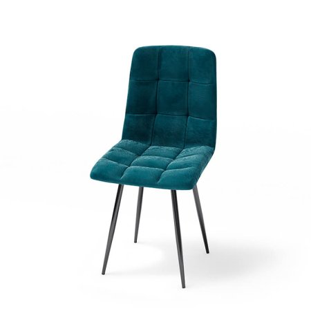 Стул Стиль (черный каркас) (Бирюза)