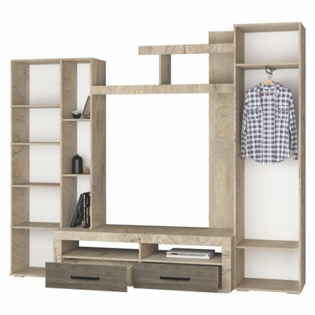 Гостиная Марсель 4 (крафт табачный/крафт белый)