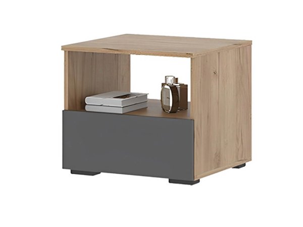 Хелен тумба прикроватная ТБ 01 (Дуб крафт золотой/Графит)