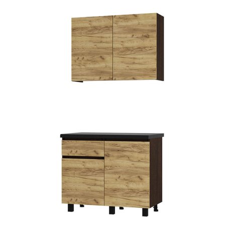 Кухня Лофт 1,0 м (крафт/венге)