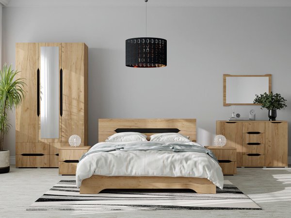 Вега шкаф 3 ств без зеркала и без ящиков (Дуб крафт золотой)