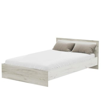 Гармония Кровать КР 610 180х200 снято с производства (Крафт белый / крафт серый)