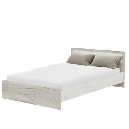 Гармония Кровать КР 610 180х200 снято с производства (Крафт белый / крафт серый)