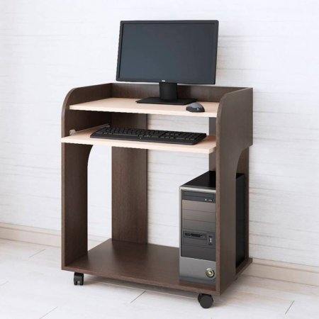 Компьютерный стол Грета 10 (Венге/Дуб молочный)