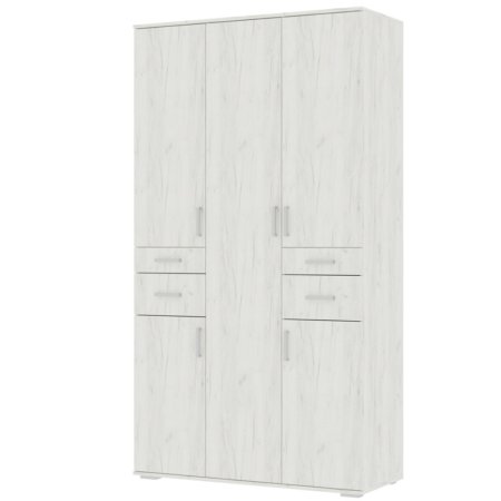 Шкаф Нельсон ШК 02 (Дуб крафт белый)