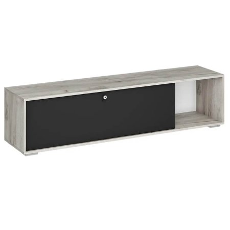 Нанси тумба ТБ-1600 (дуб крафт серый/софт черный)