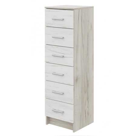 Гармония комод КМ 602 (Крафт белый / крафт серый)