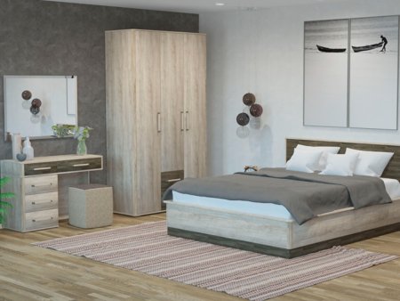 Версаль-2 стол туалетный ТС-5 (Дуб барик/Анкор темный)