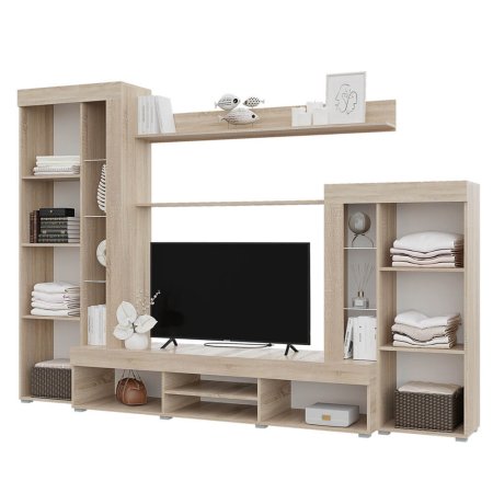 Гостиная Дельта (Сонома/Белый)