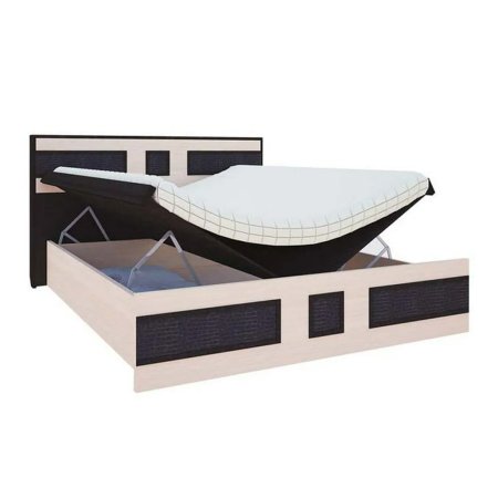 Конго кровать 140х200 с подъемным механизмом (венге/дуб молочный)