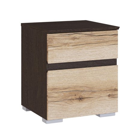 Плейона Тумба прикроватная (Венге / Дуб делано)
