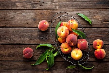 Стол "Персики"раздвижной с фотопечатью (1500*700/400) стекло 4мм+лдсп 22мм кромка-венге