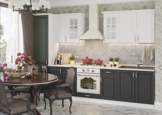 Модульная кухня Лондон (Дуб венге)