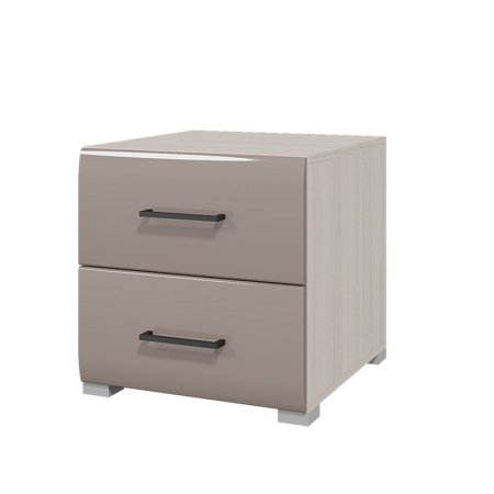 Ненси тумбочка (Ясень шимо/Капучино глянец)