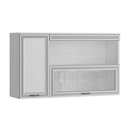 Ливорно полка навесная ЛН-4 (Анкор светлый)