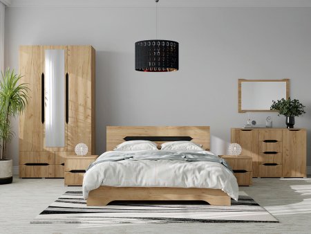 Вега зеркало (Дуб крафт золотой)