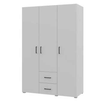 VICTOR шкаф 3 ств c ящиками (Белый)