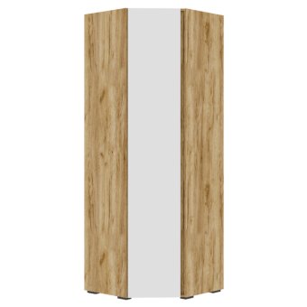 Хелен шкаф угловой ШК 04 (Крафт золотой/Белый)