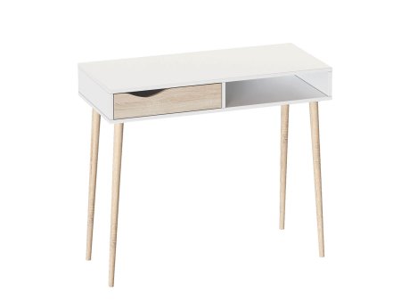 Соната стол туалетный (Белый фон / Дуб Сонома)