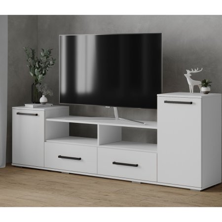 Тумба ТВ Парус 2 в гостиную (Белый)