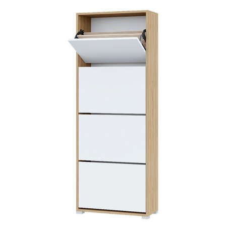 Домино XXL обувница (Крафт золотой/Белый)