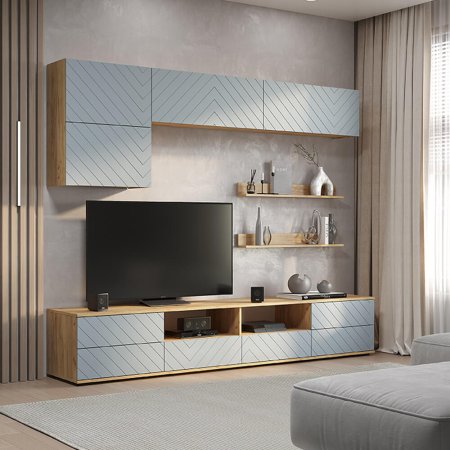 Гостиная Камелия ГС-01 (Крафт/Шарли бриз)