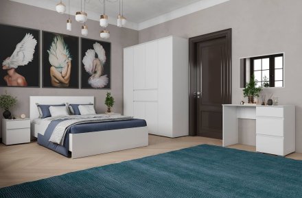 Спальня Плейона комплект 1 (белый)