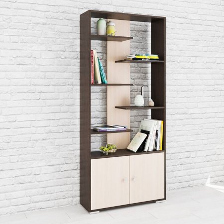 Стеллаж Ромео 4 (Венге/Дуб молочный)