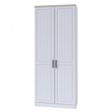 Венеция-1 Секция-3 Шкаф 2 ств. (Сонома/Белый)