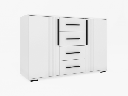 Амалия комод (белый)