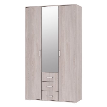 Белла шкаф 3 ств. (ясень белый)