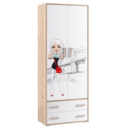 Детская Бланка комплект 2 (сонома/фотопечать)