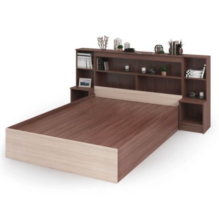 Басса кровать КР 552 160х200 с прикроватным блоком (Шимо комби)