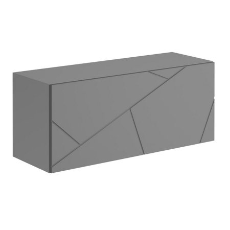 Гранж Шкаф навесной ШН-003 (Серый шифер/графит софт)