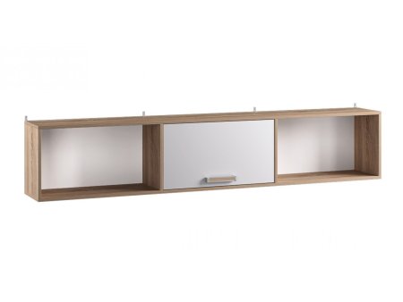 Бланка навесная секция фасад + корпус (Сонома/Белый)