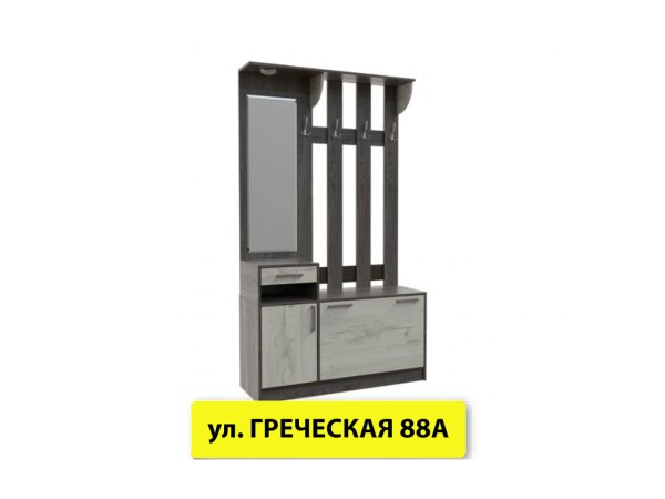 Диана-4 секция №14 прихожая (Анкор темный/Дуб эльза)