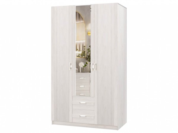 Трёхстворчатые распашные шкафы