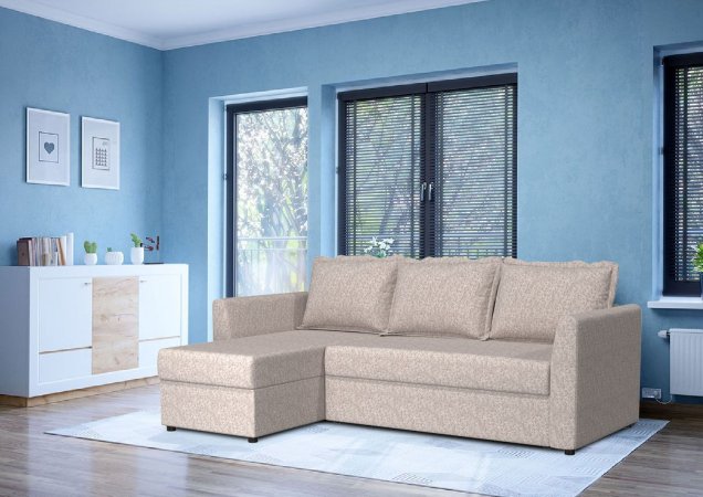 Диван угловой Сидней (Бежевый)