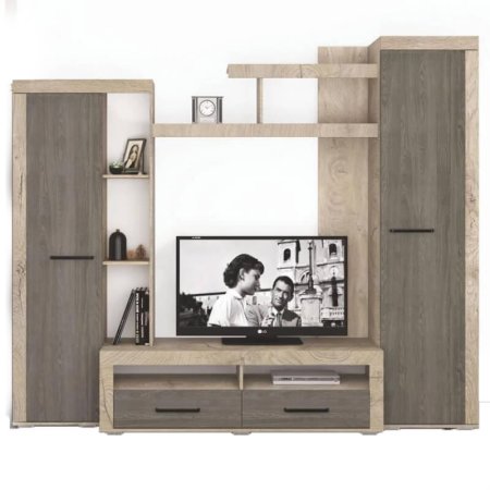 Гостиная Марсель 4 (дуб эндгрейн/анкор темный)