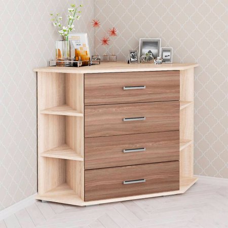 Комод Катрин 7 (Шимо темный/Сонома)