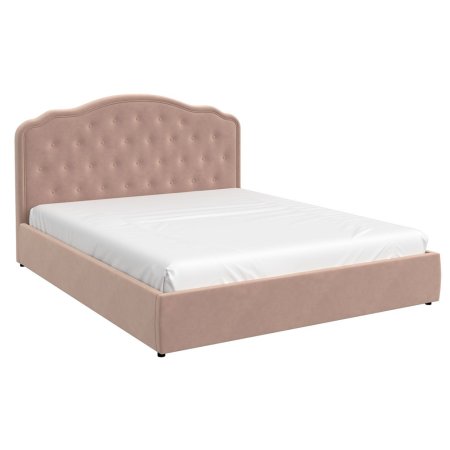 Селин кровать 160х200 + металлокаркас + подъемный механизм (Пудра)