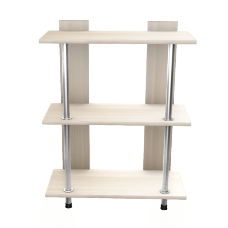 Стеллаж Лиана-2 прямая маленькая (Шимо светлый)