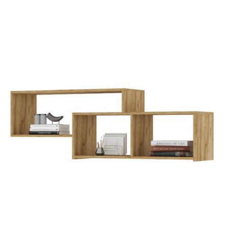 Хелен полка ПЛ 01 (Крафт золотой/Белый)